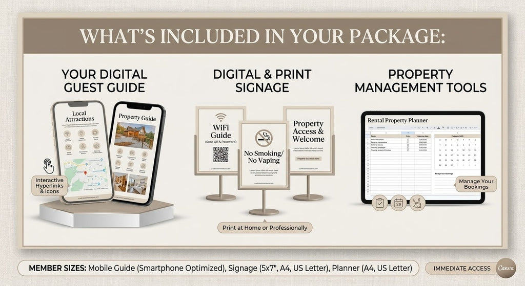 Interactive Digital AirBnB Welcome Book