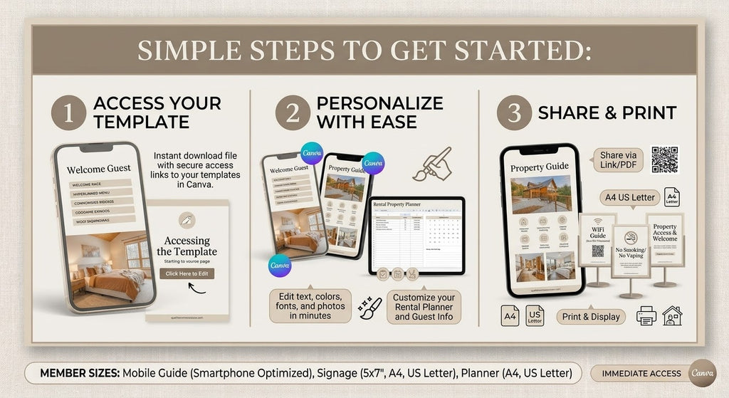 Interactive Digital AirBnB Welcome Book