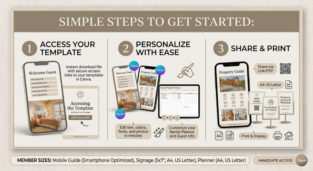 Interactive Digital AirBnB Welcome Book